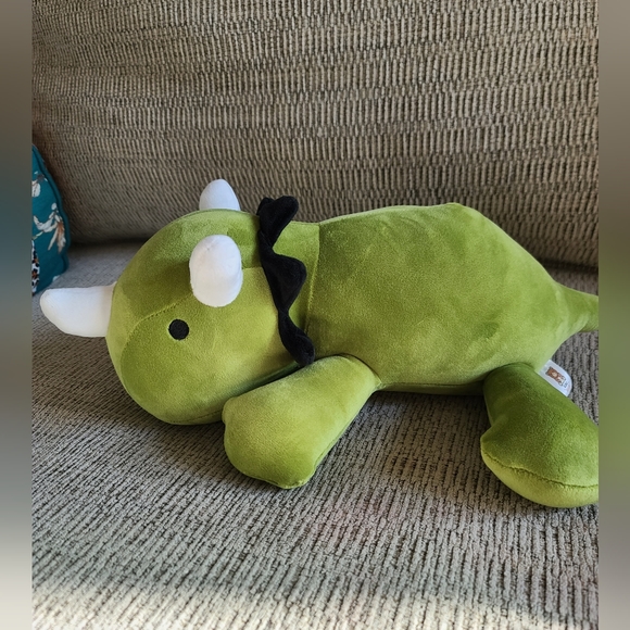 Brand New Green Dinosaur Weighted Plush - Picture 2 of 5